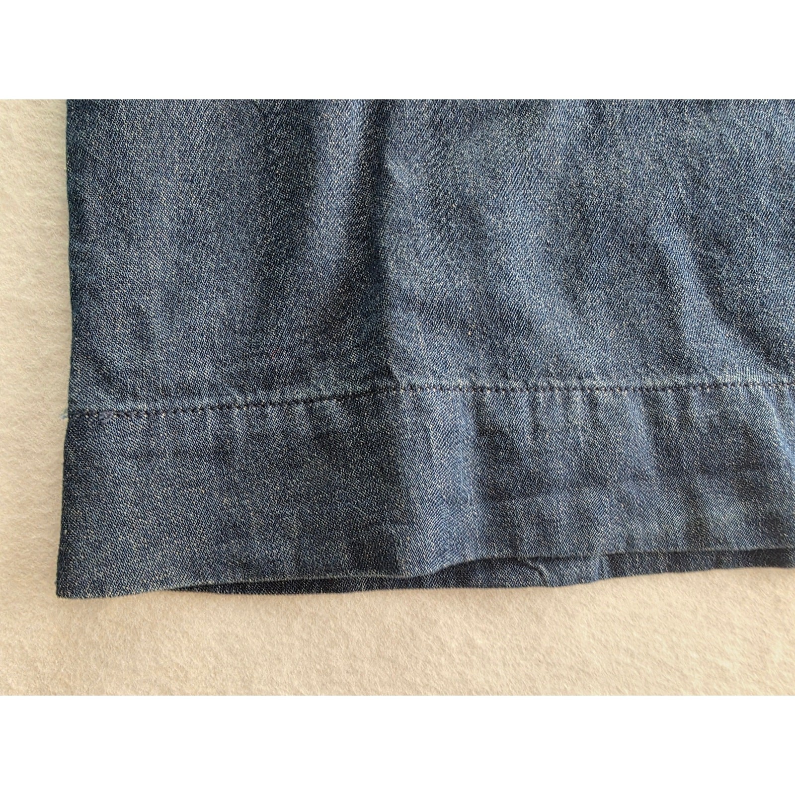 The Normal Brand Long Sleeve Cotton Denim Shirt Dress Size Medium