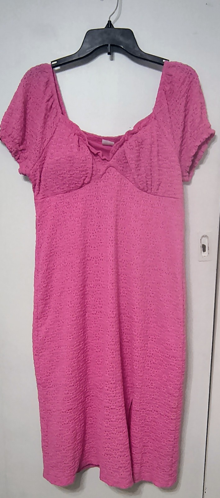 No Boundaries Pink Pico Stretch Lined Dress Size XL ( 15 To 17)