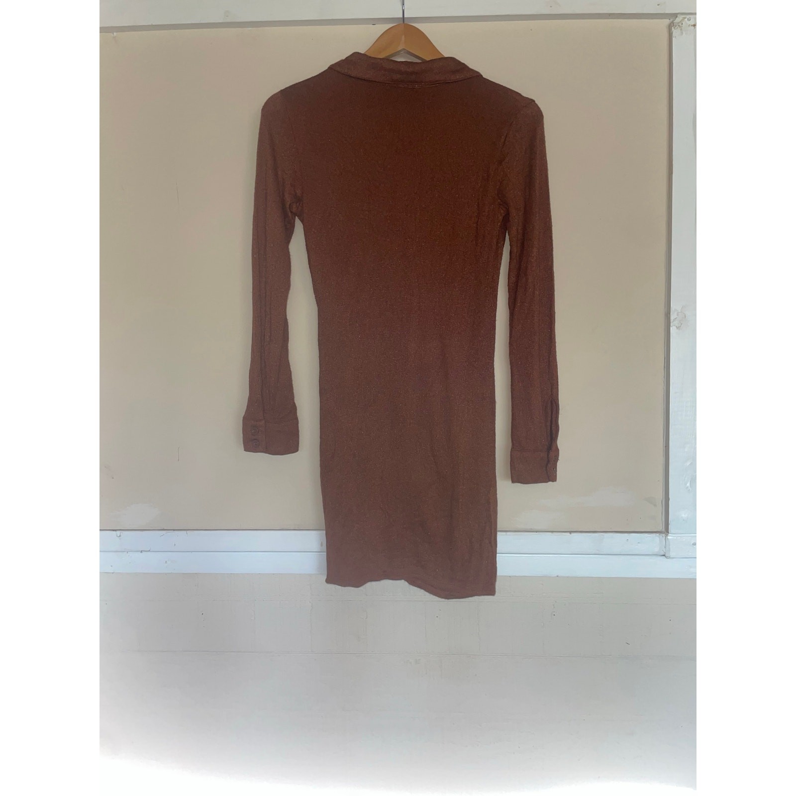 L*SPACE Scarlett Button Down Dress Small S REVOLVE STRETCHY