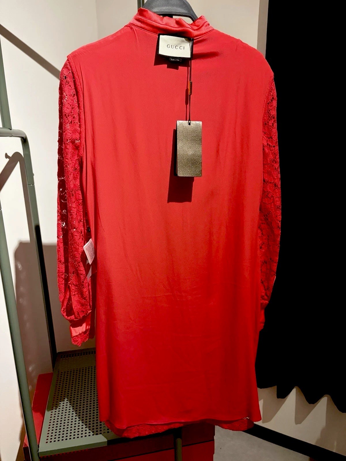 NWT Gucci Lace Collared Cluny Mini Dress 42 Fits Like Small-Medium Ships FREE!
