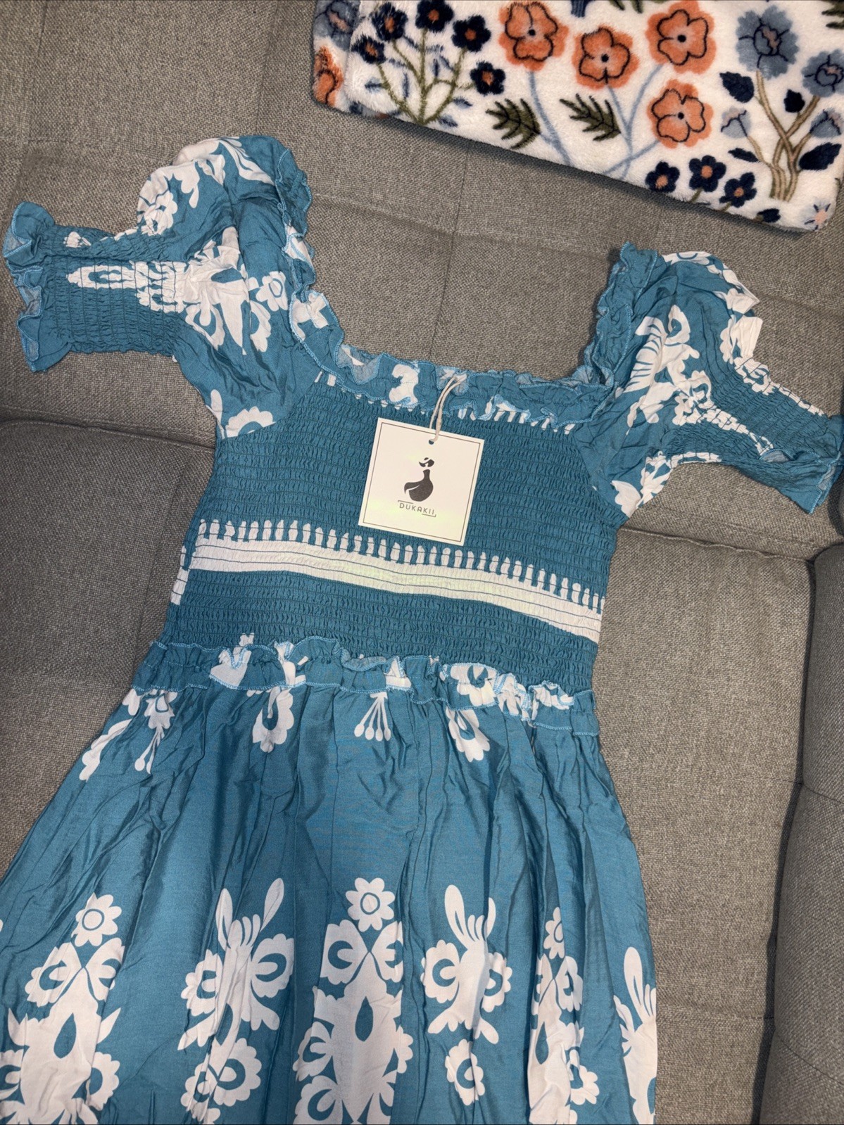A Line Boho Ruffle Long Dress