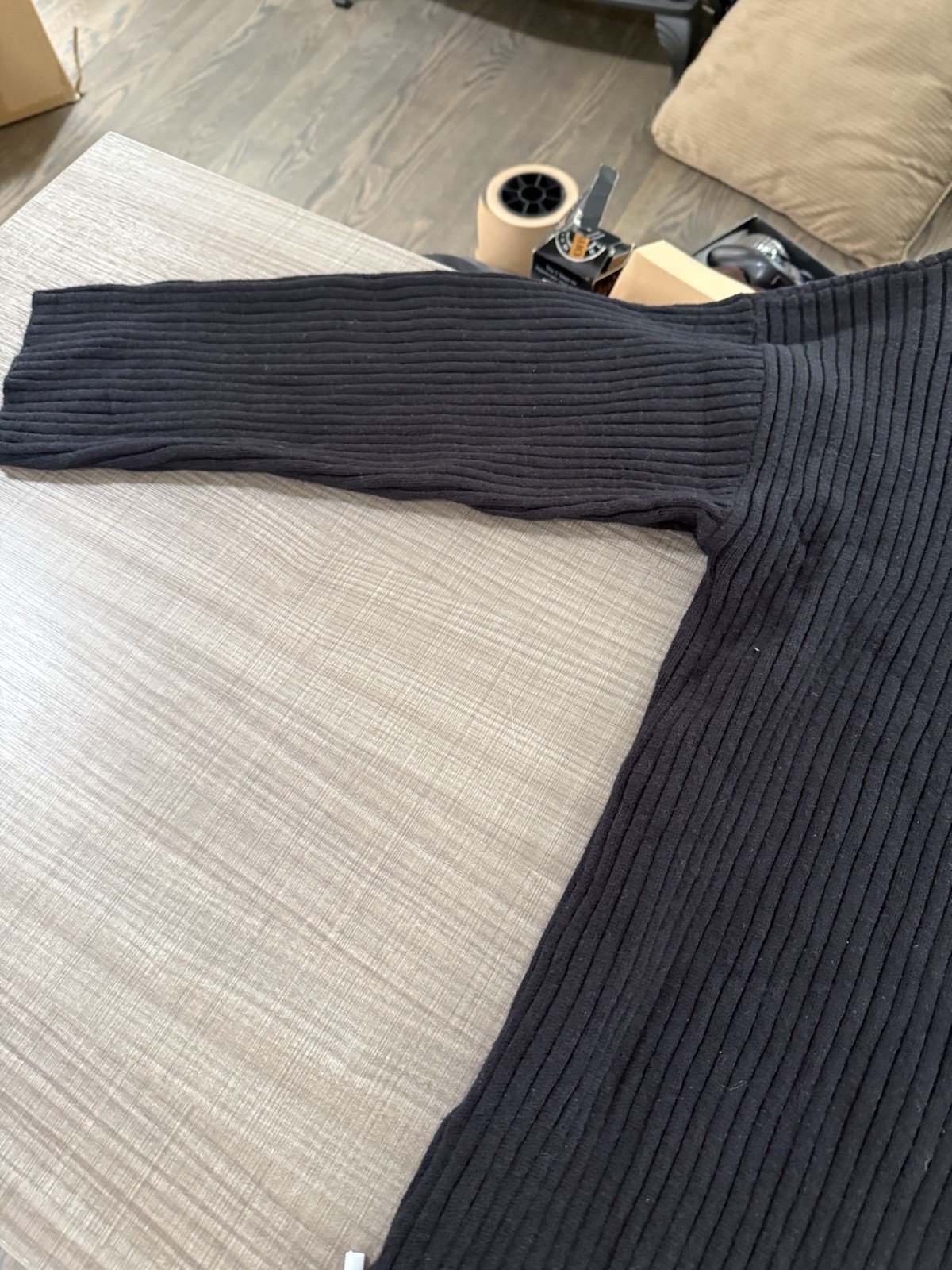 Lillusory Black Mock Turtleneck Sweater Dress Woman Size 2XL Above Knee NWT!