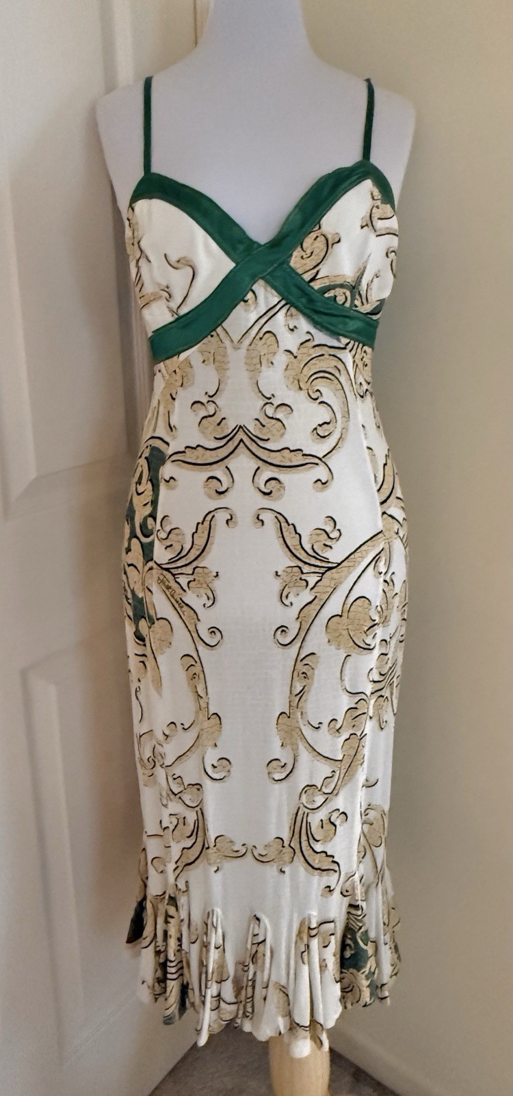 JUST CAVALLI DRESSY DRESS MULTICOLOR SIZE IT46/10-12US