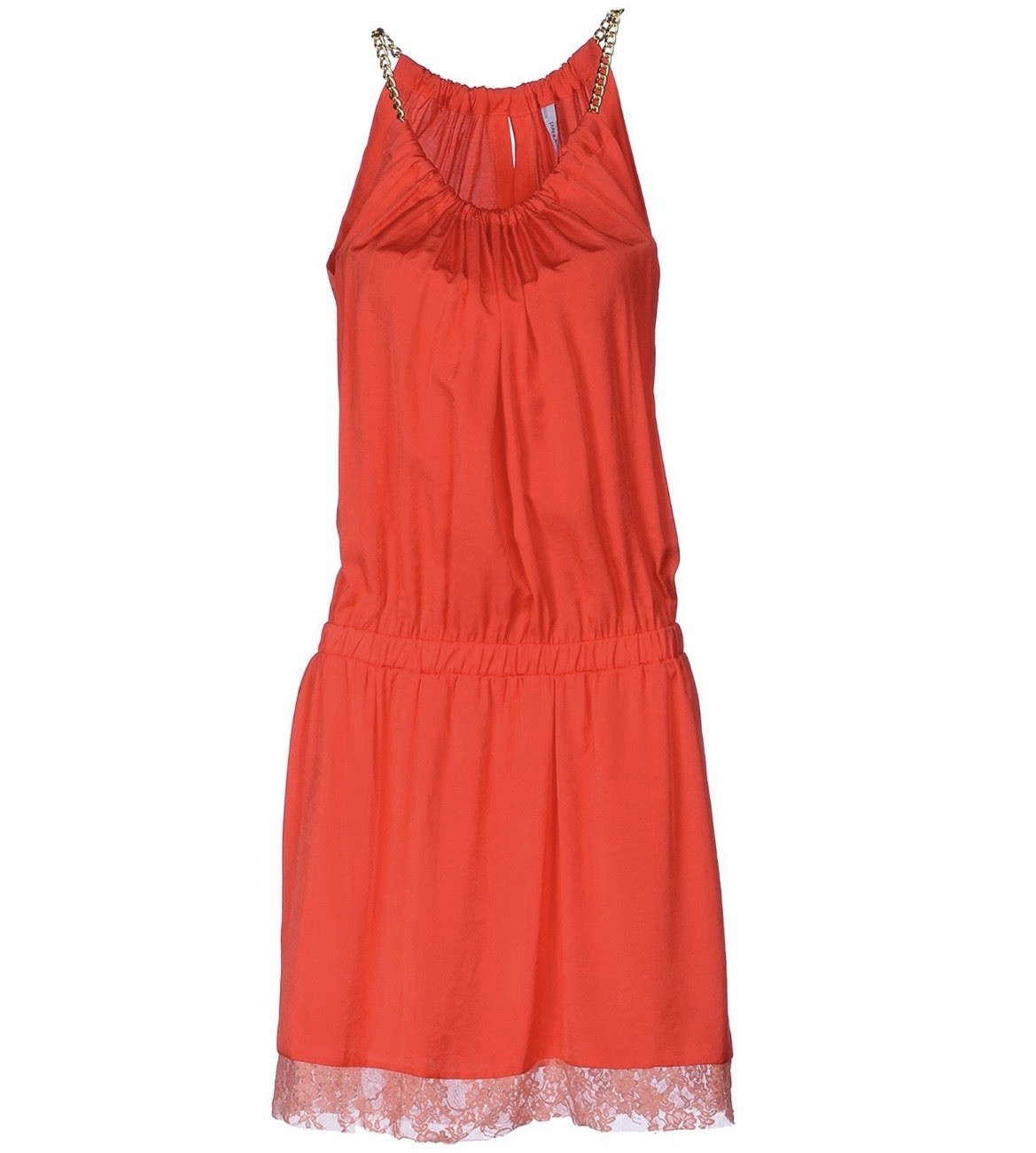 PIANURA STUDIO Silky Mini dress As 10 (US) – Coral