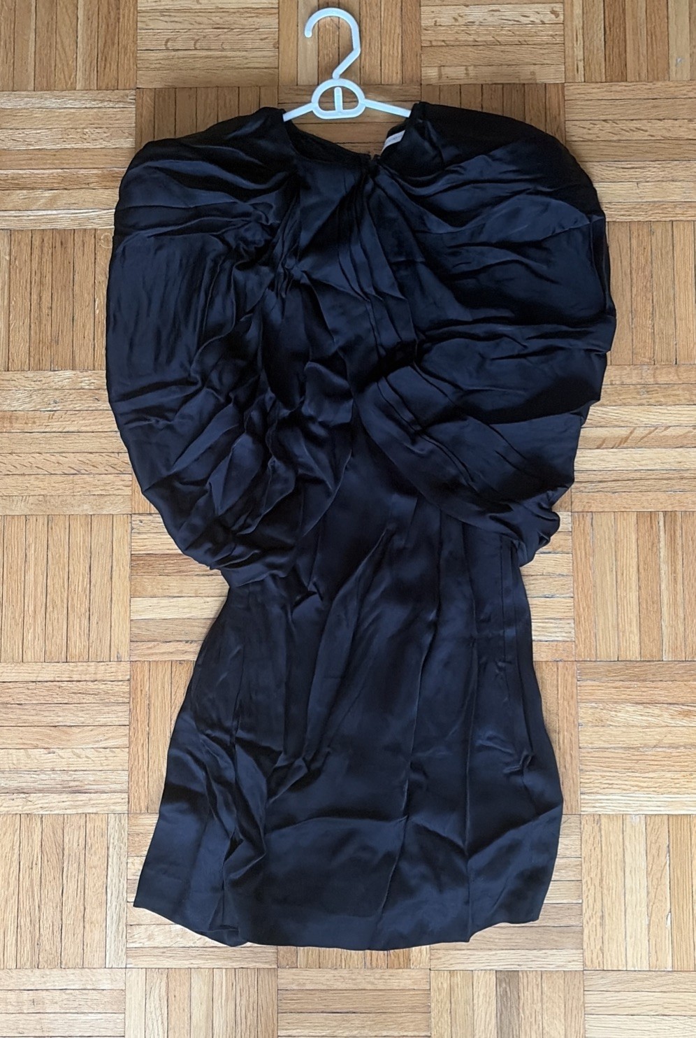 STELLA MCCARTNEY H&M Draped Satin Mini Dress Size 8