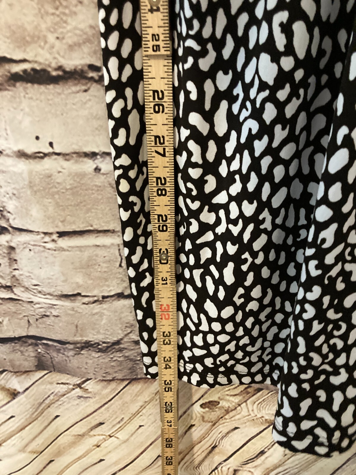 Enfocus Studio Dress Women 8 Chocolate Brown Animal Print Padded Stretch Cheetah