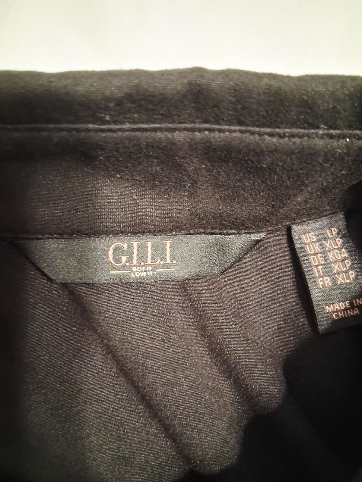 Black Jersey Shirt Dress Large Lightweight Belted Snap Close Collar Career NWOT