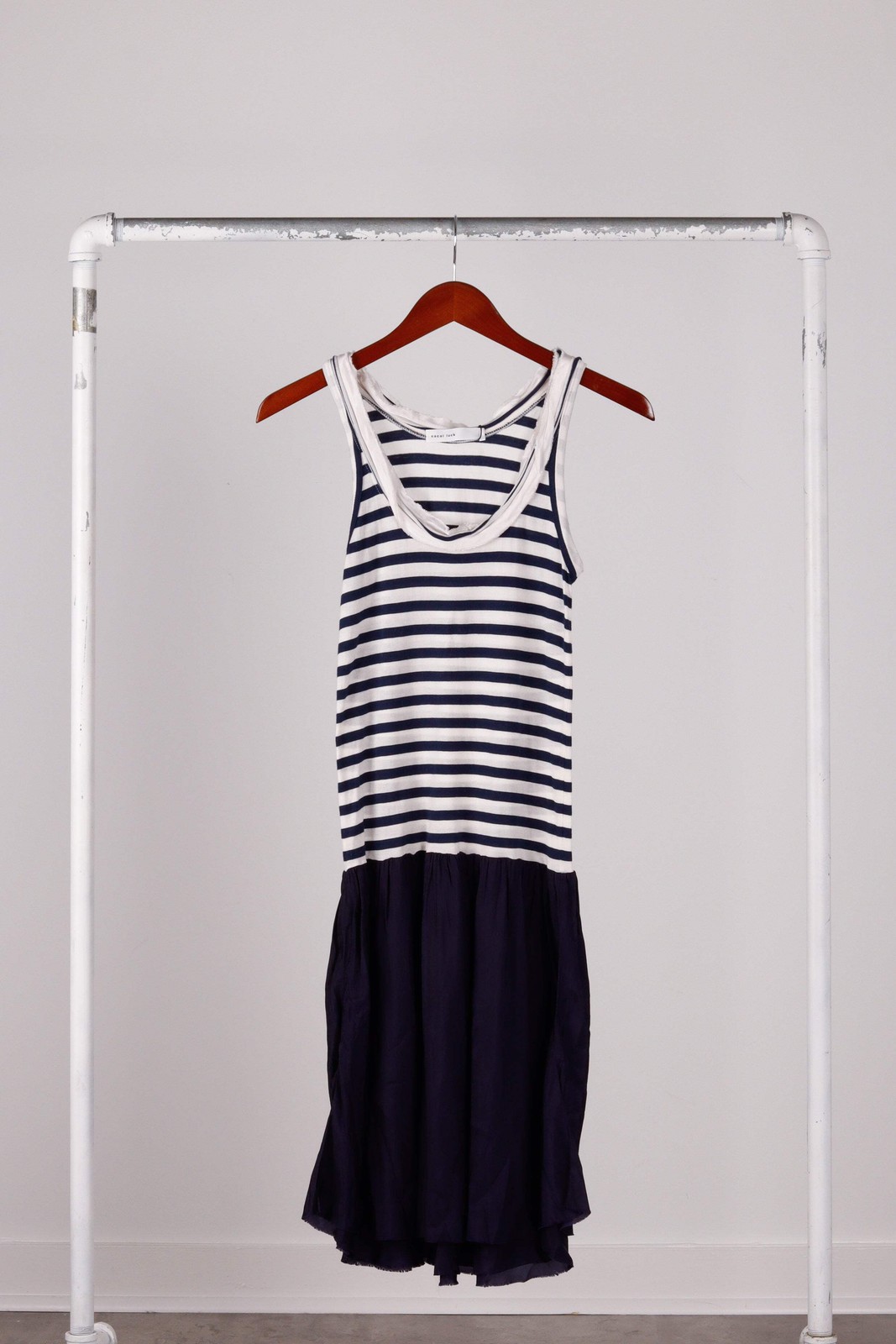 Sacai Luck SS12 ‘Striped Mixed Material’ Midi Dress (2012)