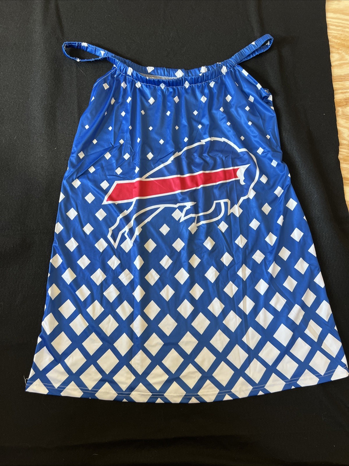 Women’s Buffalo Bills NFL Summer Loose Sling Beach Dress Casual Outdoor Sundress