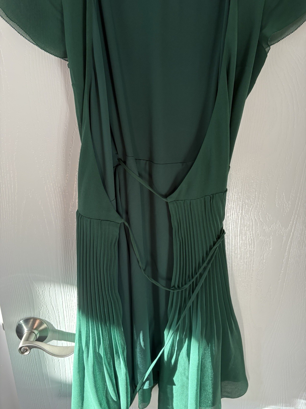 WILFRED Wilfred Dress Size Small Green Beaune Botany Wrap Pleated Skirt