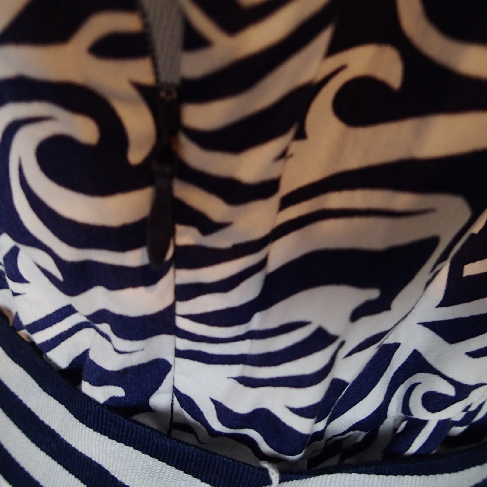 Vineyard Vines Target m Navy Blue White Nautical Cotton Dress Belted Preppy
