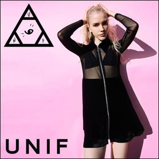 UNIF See-Through Velour Dress