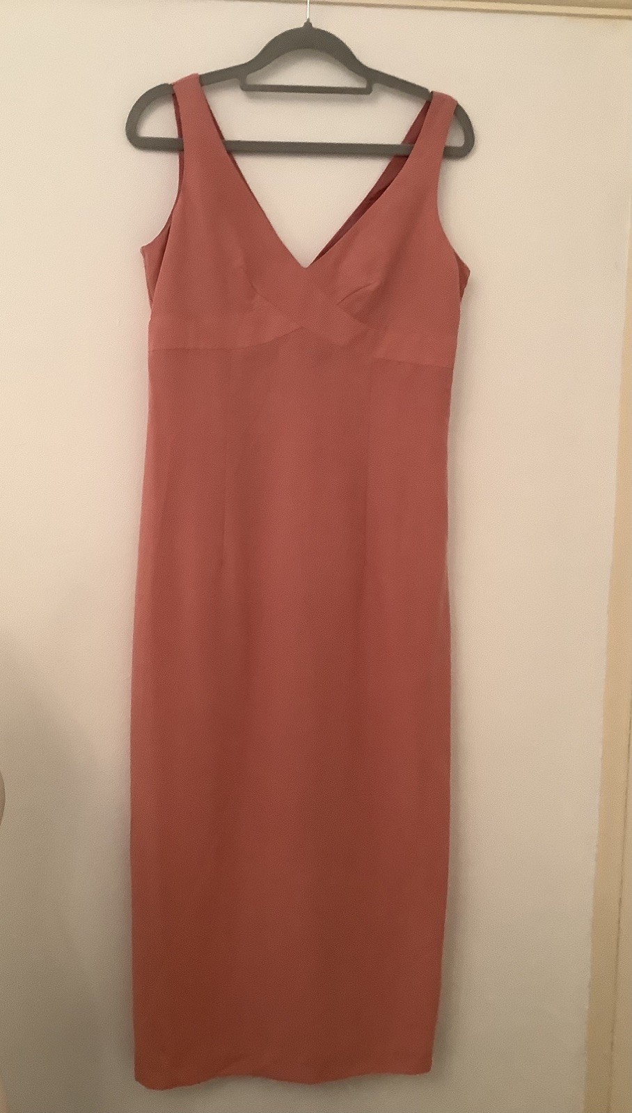 Next pencil dress pink size 10 – midi length 47 inches.