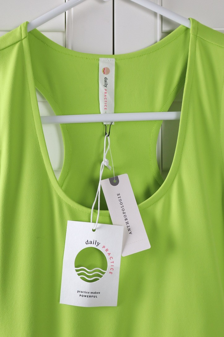 ANTHROPOLOGIE NWT $108 Daily Practice Stretch Bubble Athletic Dress Size Large