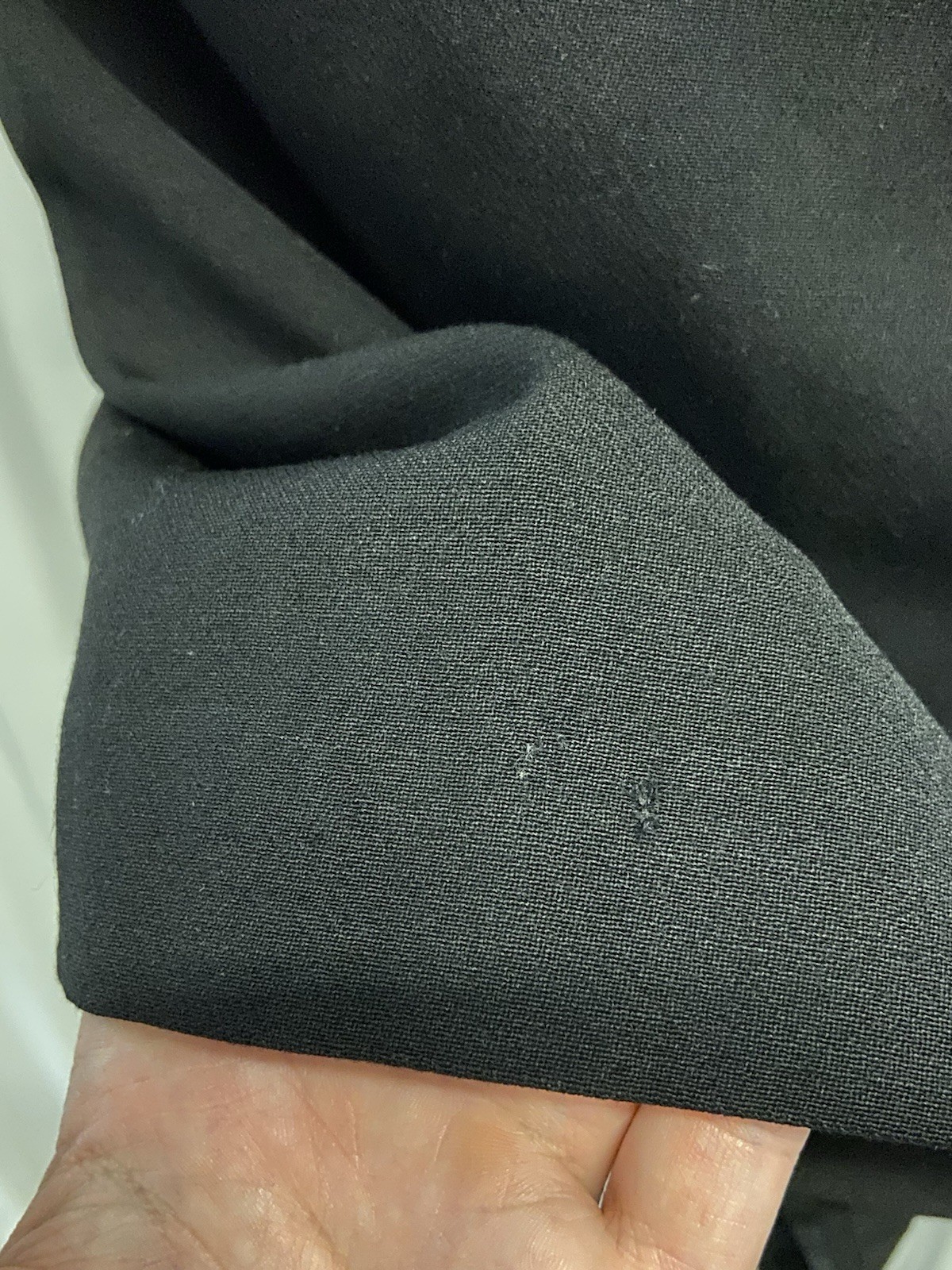 90s Gianfranco Ferre Studio 0001 Ferre Black Wool Blazer Dress Sz 6 NEEDS REPAIR