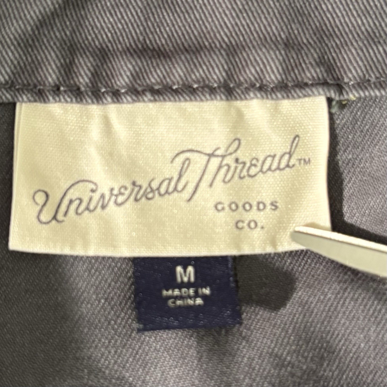Universal Thread Dress Med faded denim pockets Gorpcore Outdoor Military style