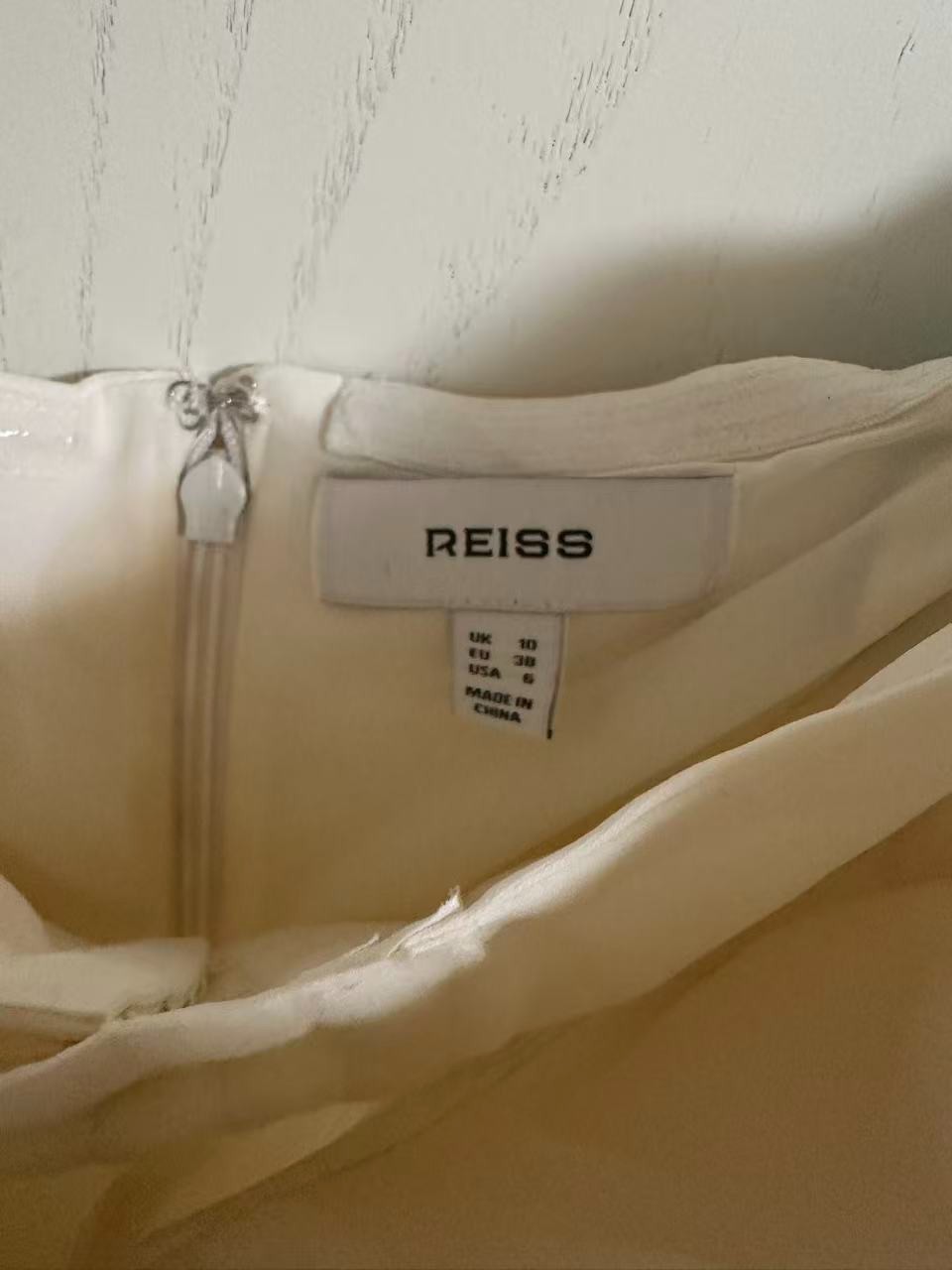 AUTH REISS Corset Detail Floral Dress Ivory