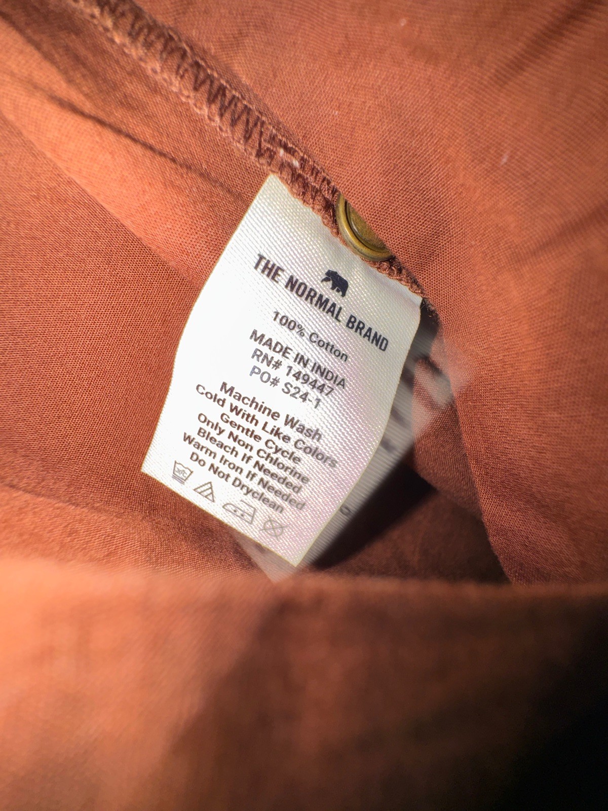The Normal brand Avery Utility Dress in Espresso Small Button Down Collared NWT
