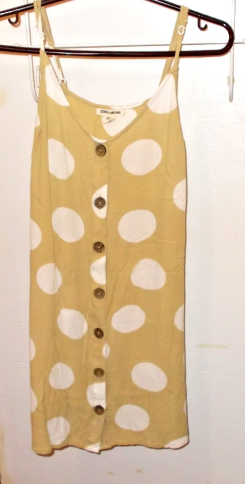 BillaBong Button Down Summer Sundress Coverup Size L
