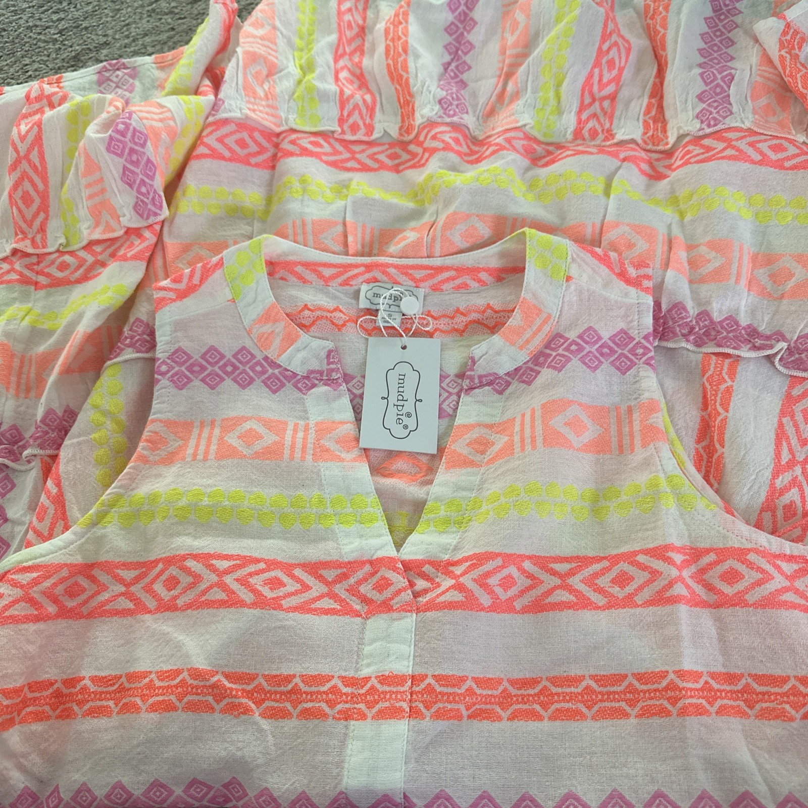 Mud Pie Multicolor Dress Size Small NWT