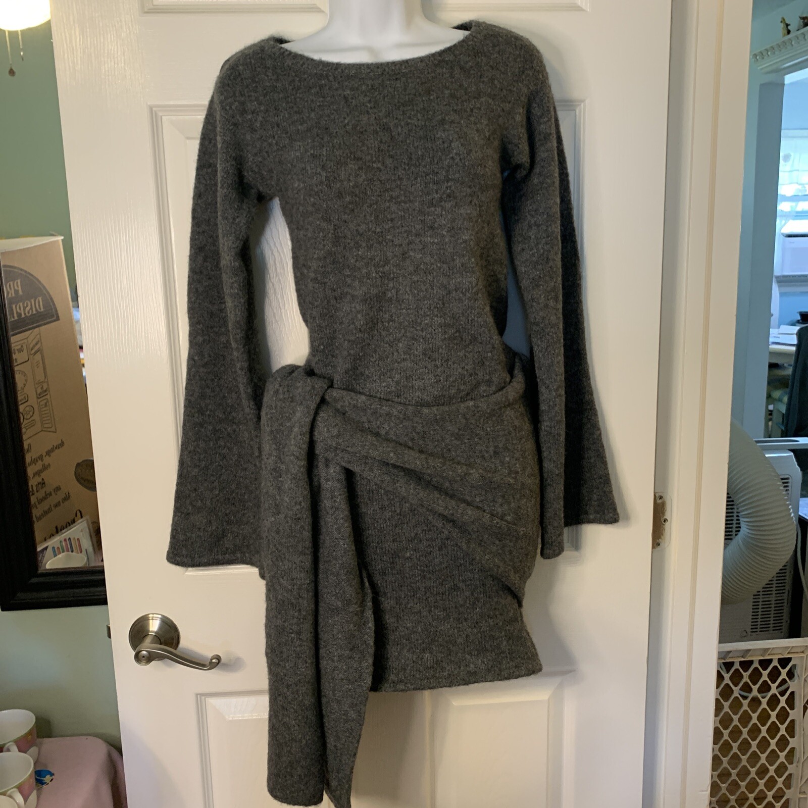 4th Reckless Grey Sweater Dress “Mollie Dress”, Size XL, New