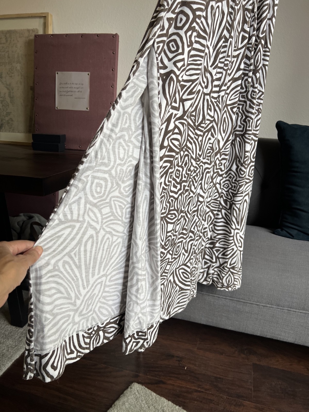 Banana Republic Maxie Sleeves Brown & White Dress Size XS