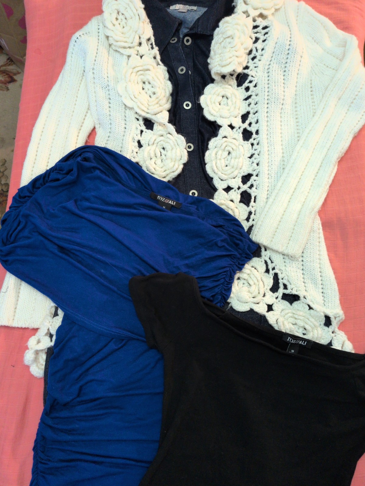 Roz&Ali Jacket, Dresses, Top Sz M (Lot of 4)