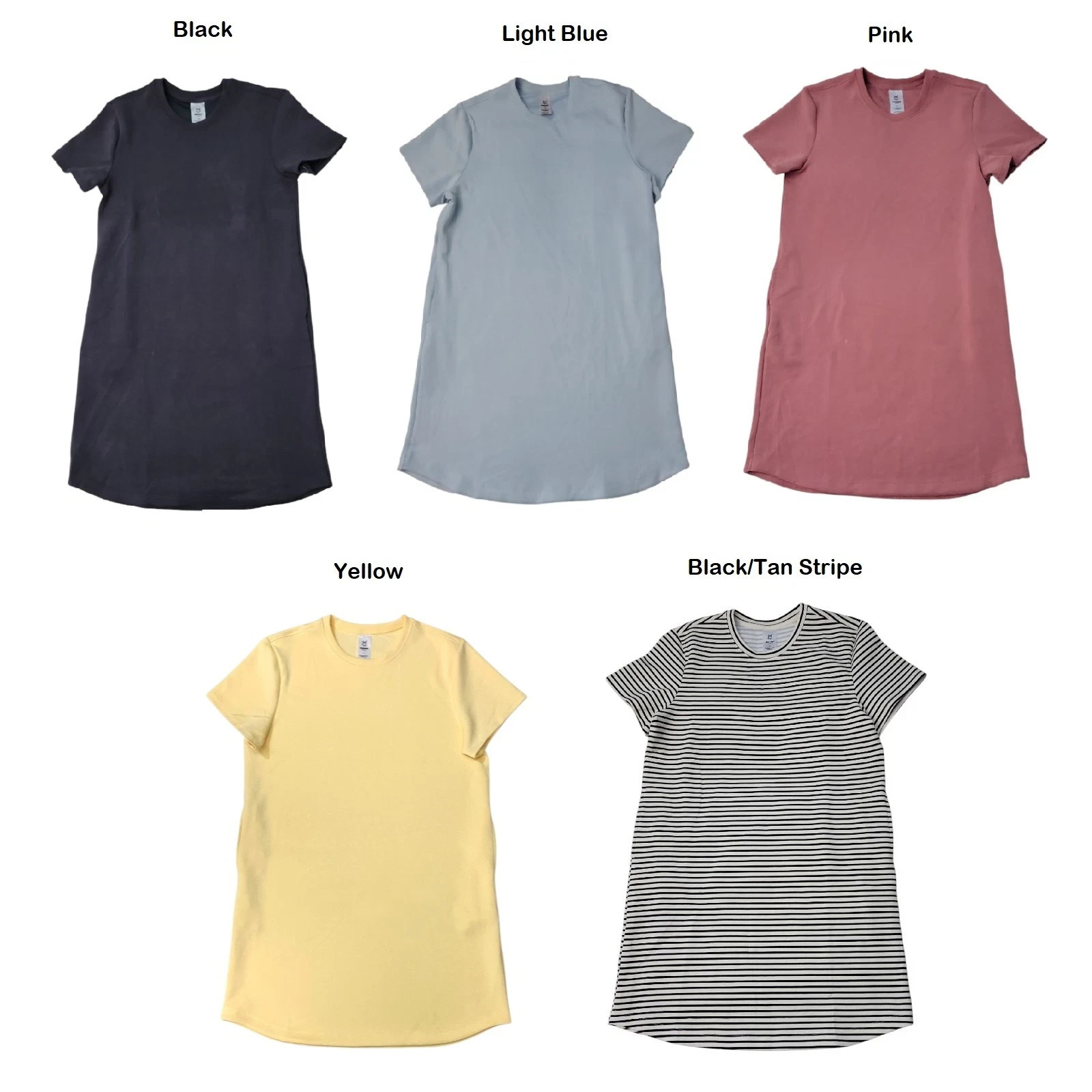 MM Dress with Pockets Casual Sandwashed Everyday Wear XS, S, M, L, XL, XXL