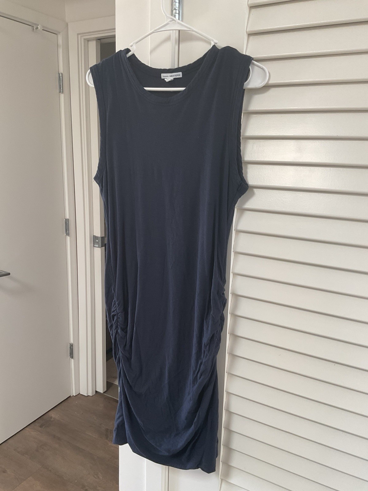 Standard James Perse Cotton Bodycon Tank Dress Women’s Size 4 Navy