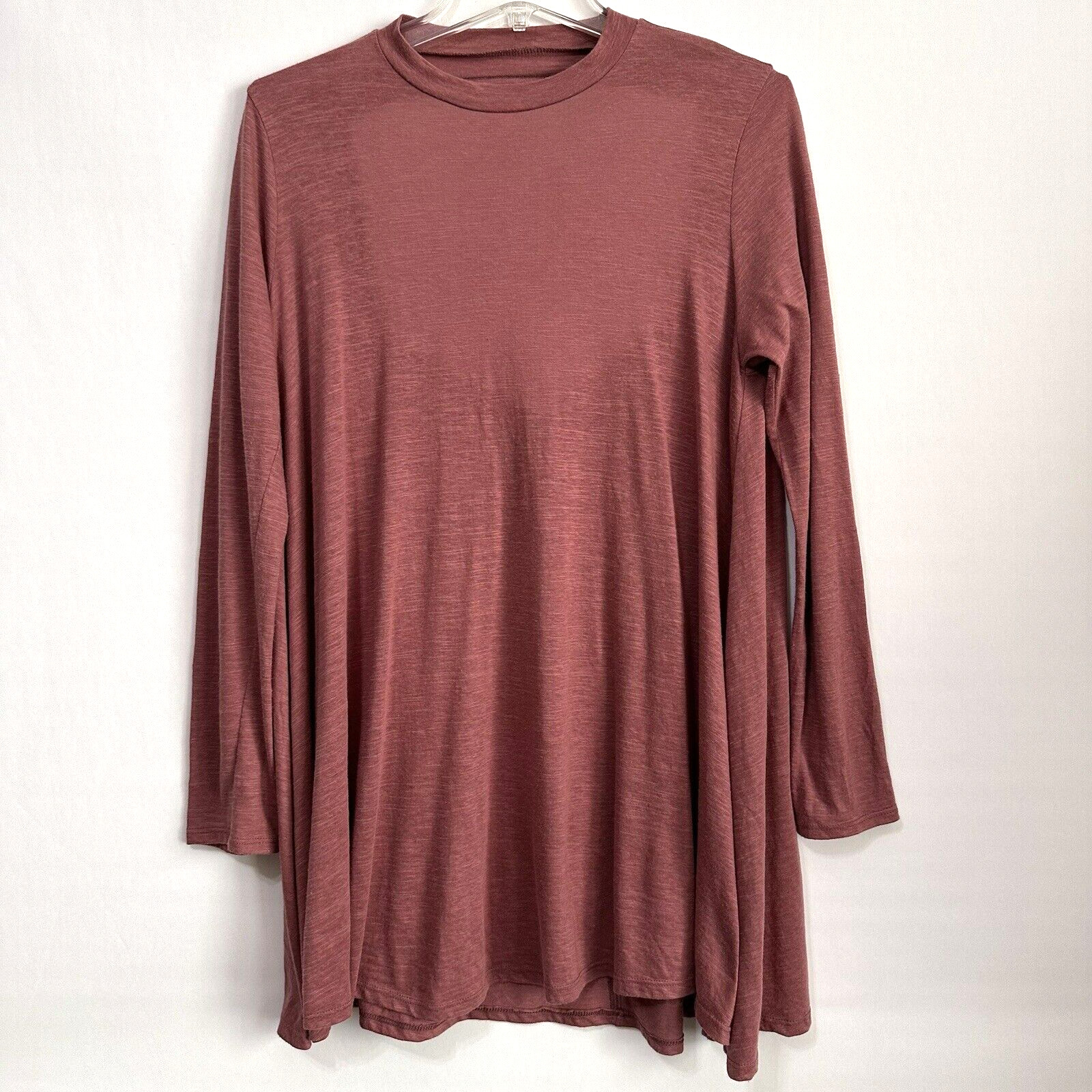 Free People FP Beach Elise Mini Tunic Dress S Long Sleeve Back Cut Out Trendy