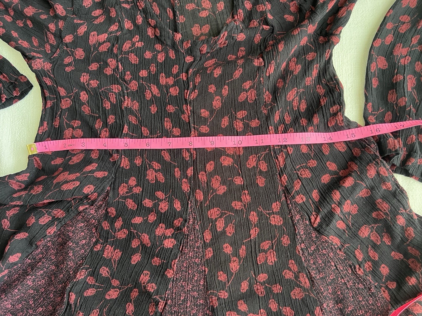 VTG Nostalgia Fairycore Whimsygoth Grunge Boho Cottage Dress Floral Rayon Small