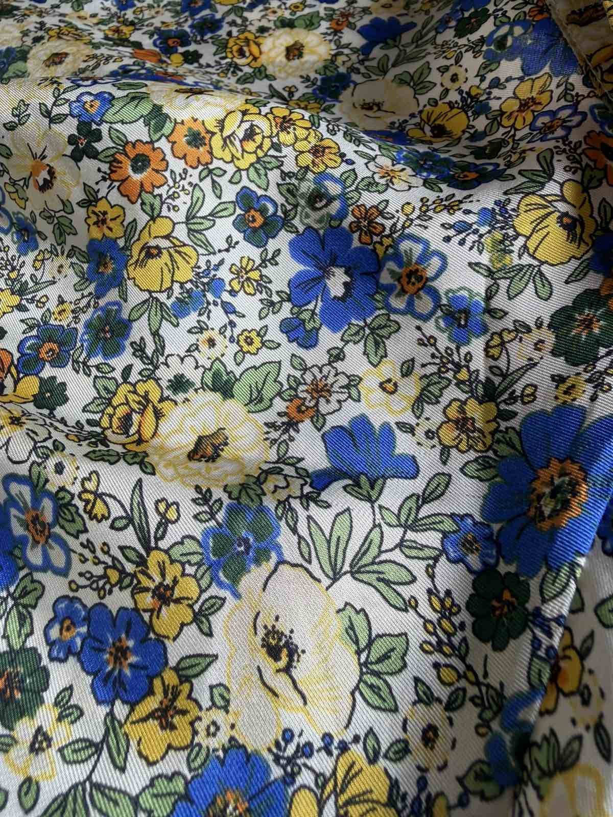 Sandro dress multi-colored silk size 38 women’s silk dress floral SFPRO02605