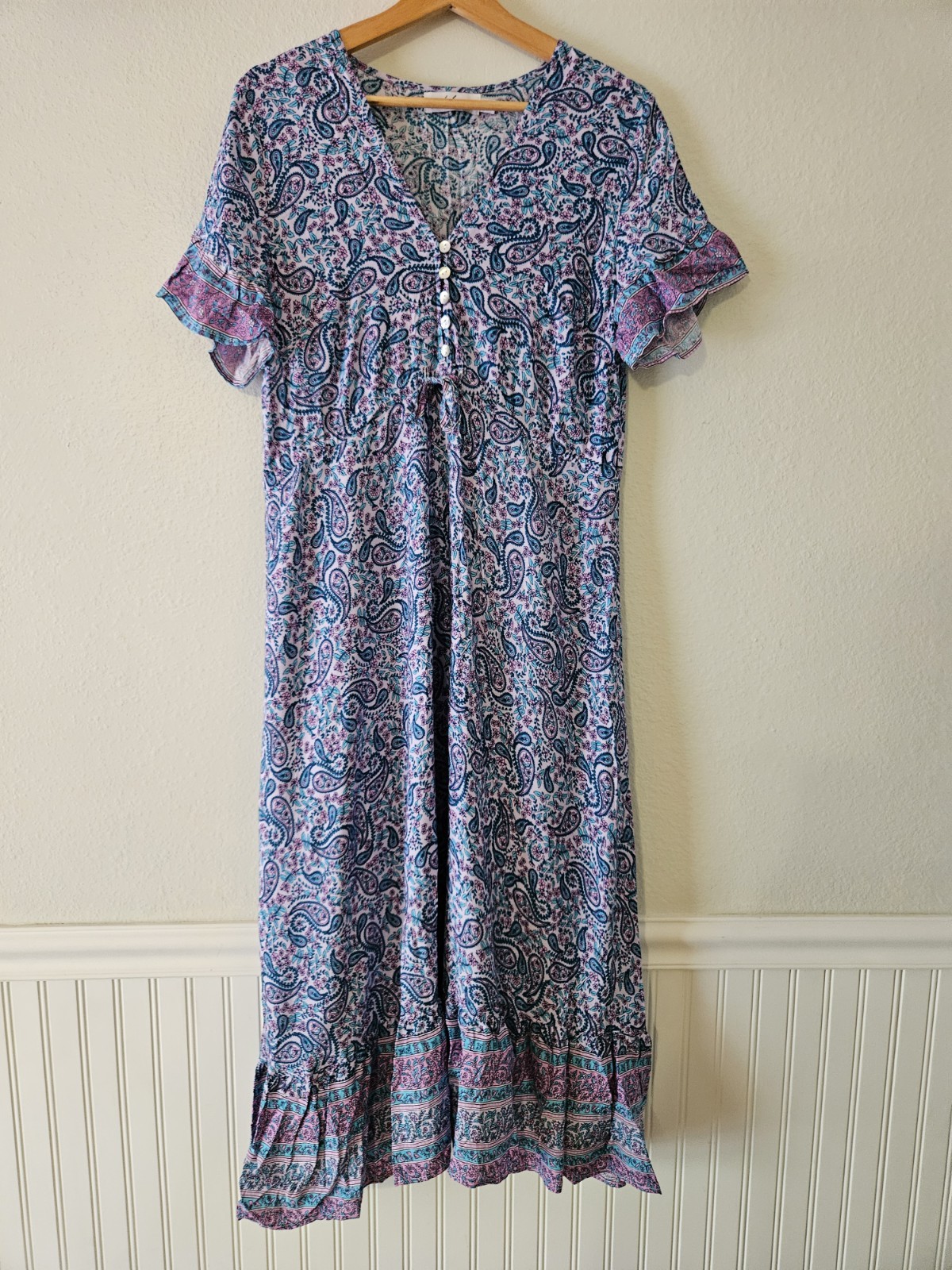 Petal And Pup US 8 Purple Paisley Dress