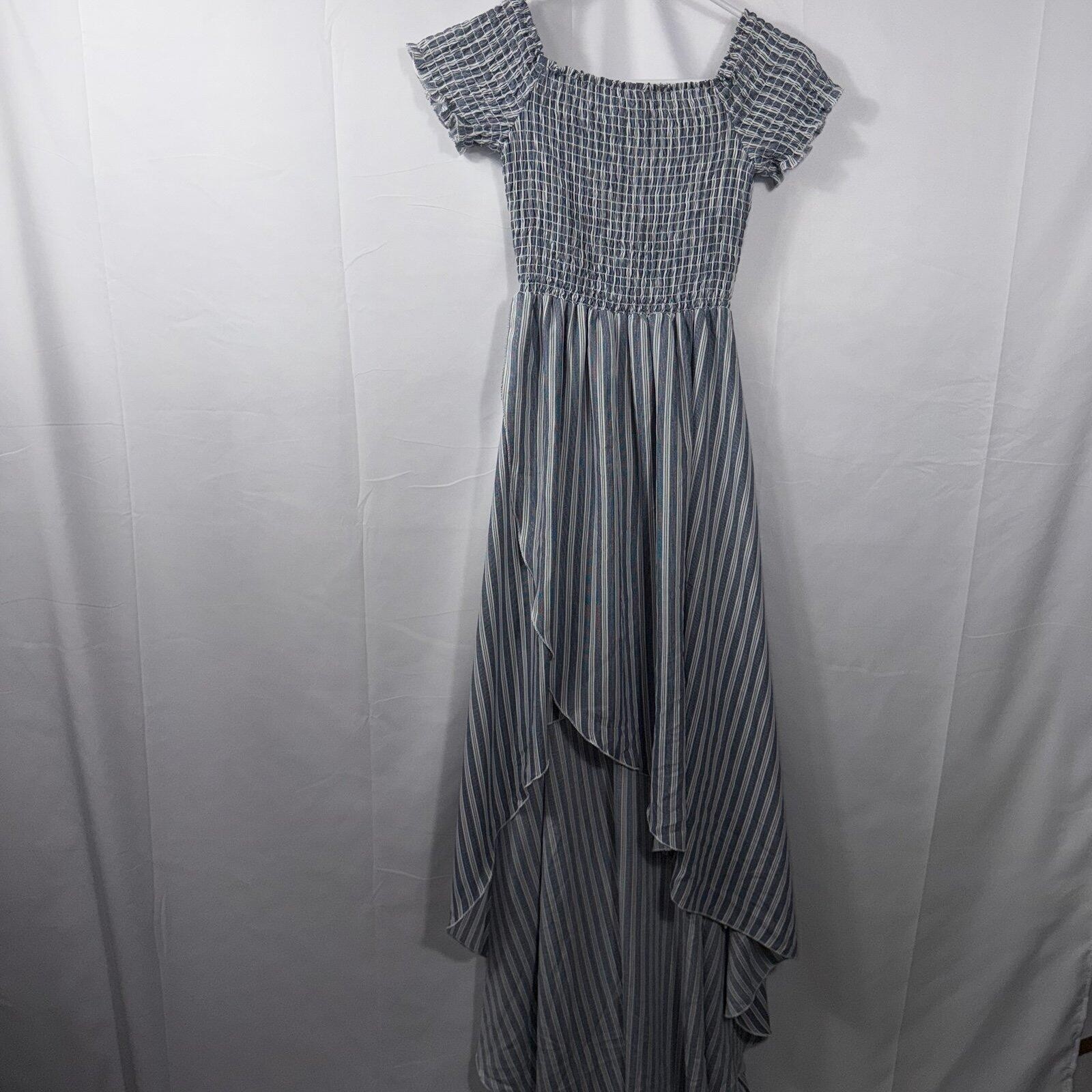 Show Me Your Mumu Striped High Low Maxi DressSize Large