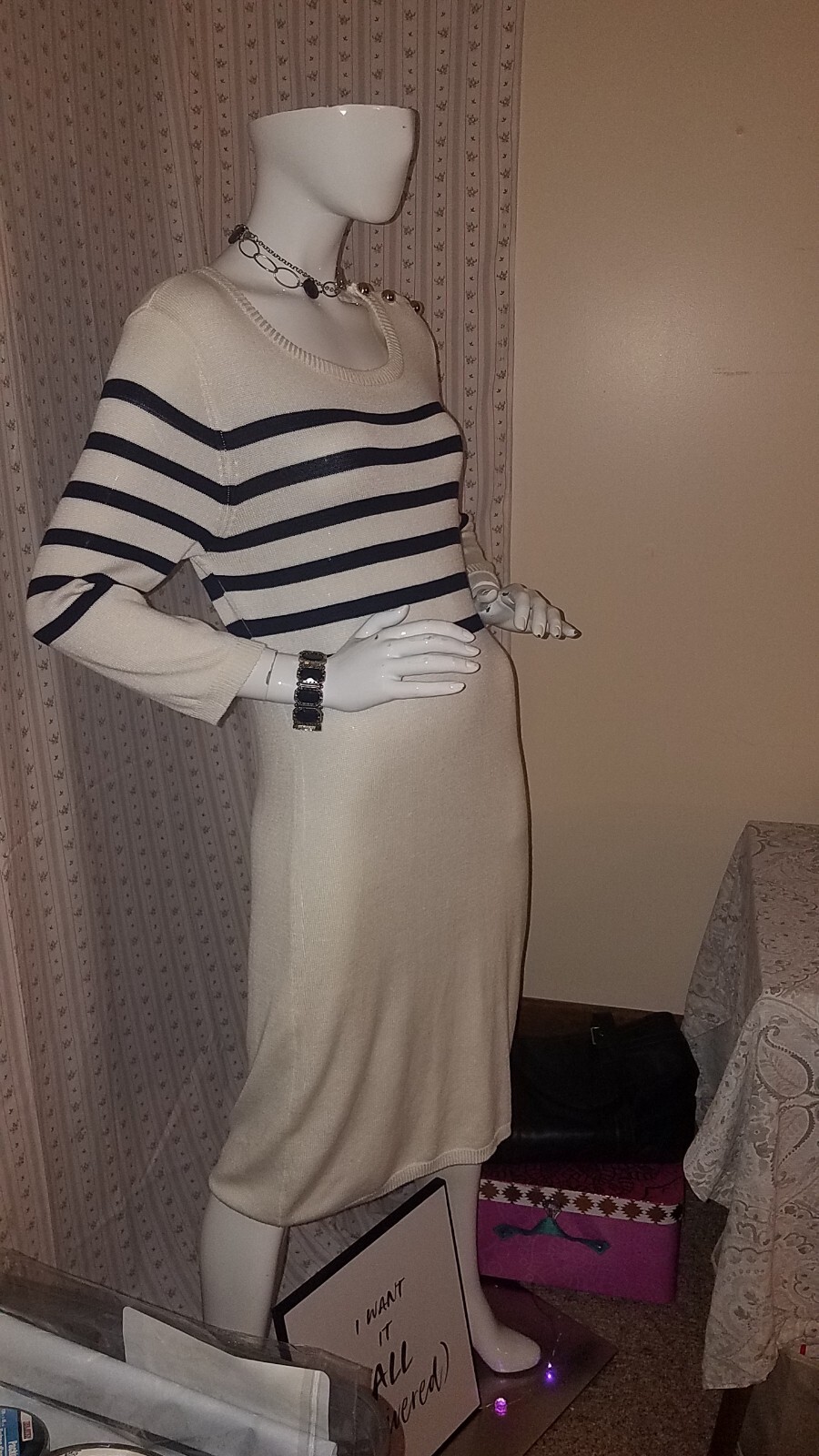 Willow and Wind Size Large Rayon fabric Sweater Dress