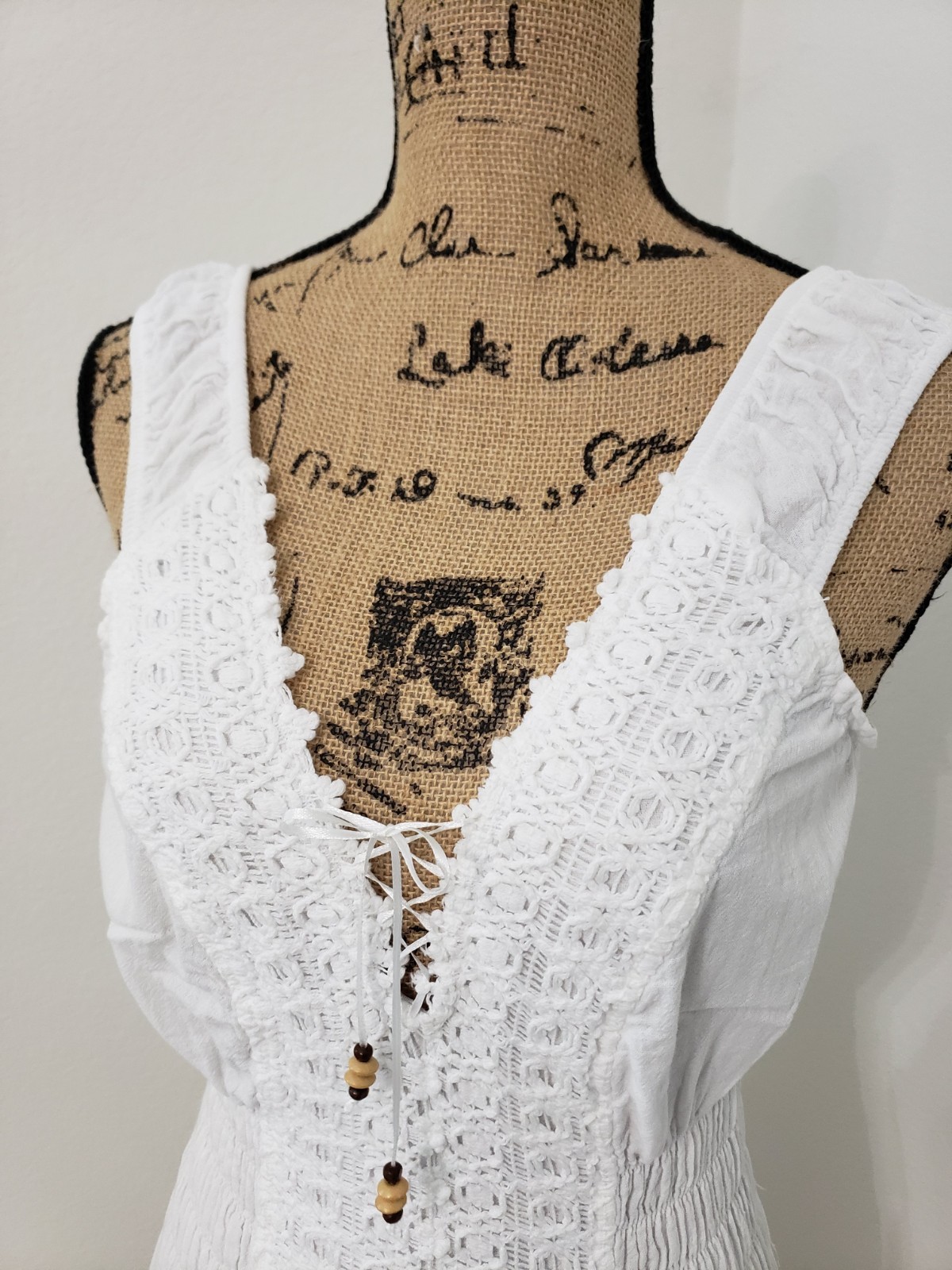 Simmer Dress White Size Small To Medium