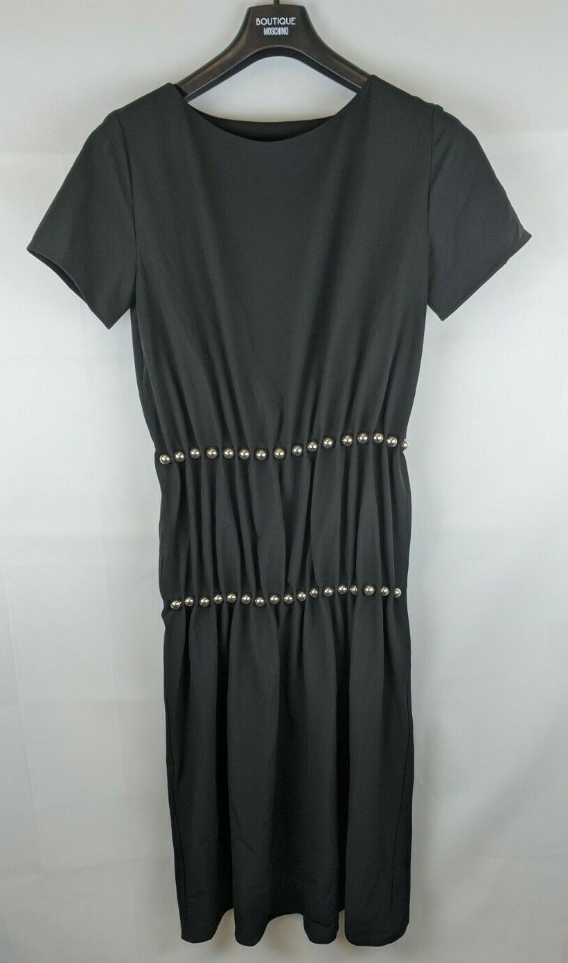 Boutique Moschino Short Sleeve Dress, Black, Women’s 36 (4)