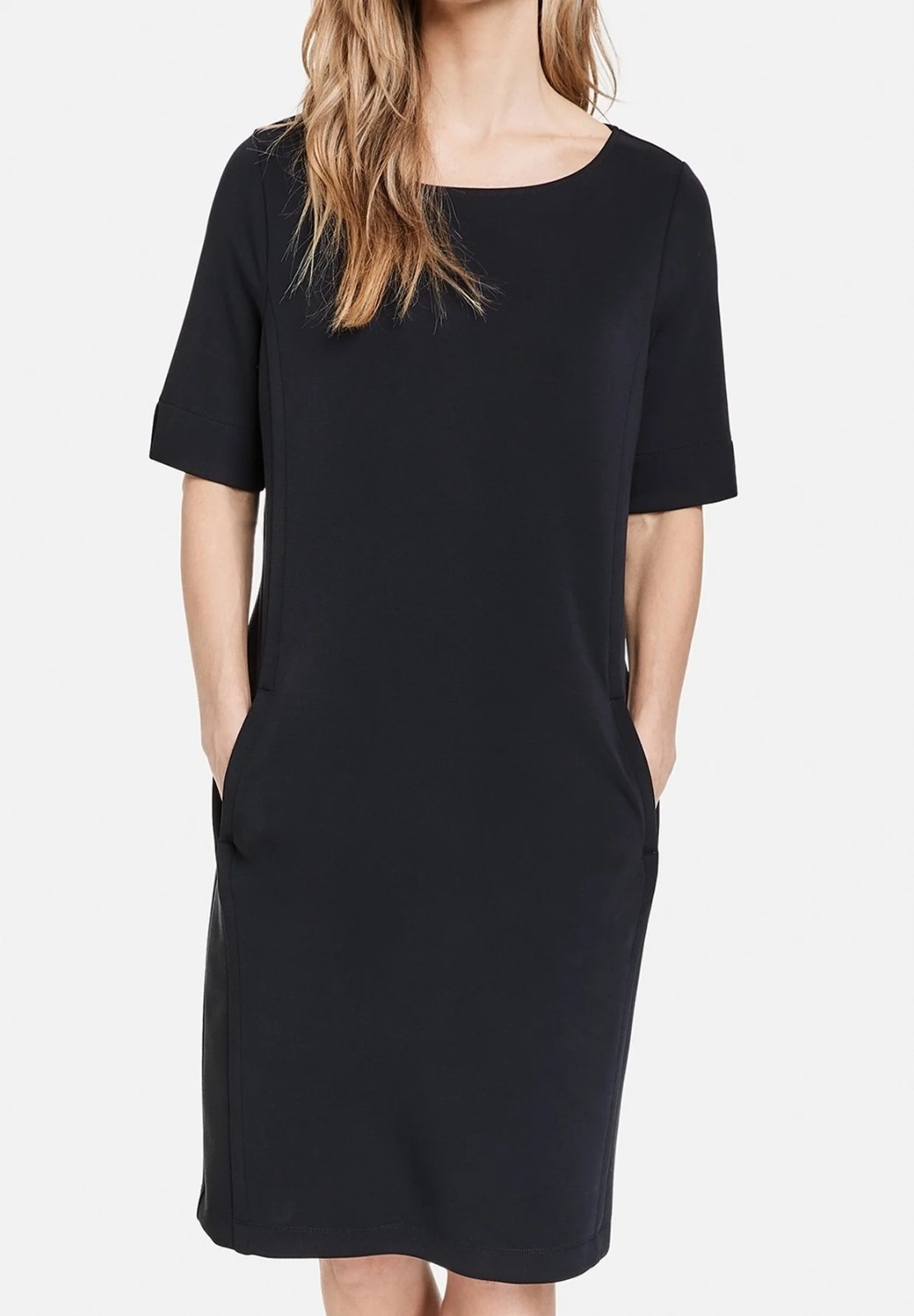 Gap T Shirt Dress Size XS Maternity Black Short Sleeve Shift Scoop Neck