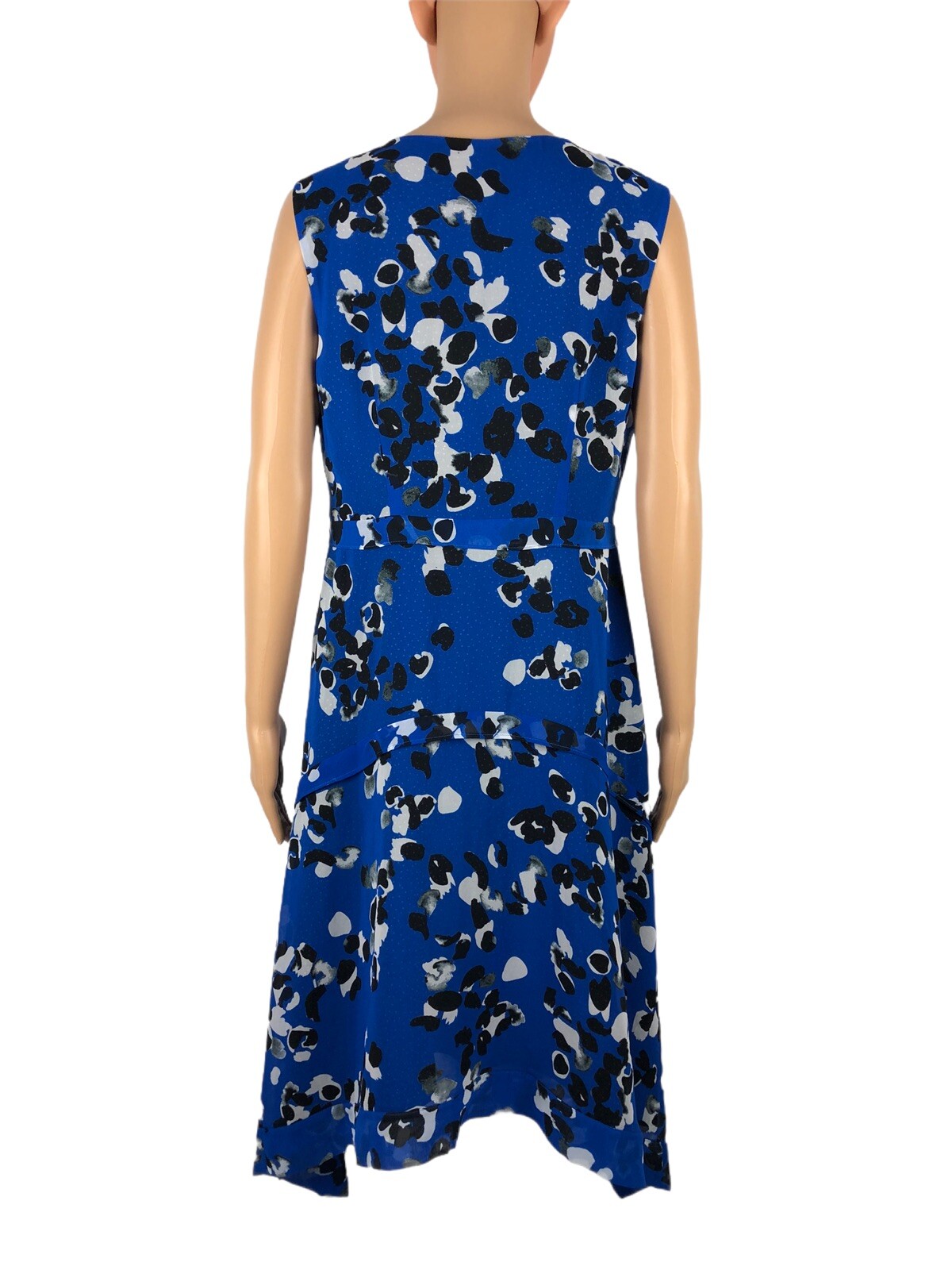 Cabi Womens Size Medium Untamed Dress 5576 Blue Black White 2019 NWT $129
