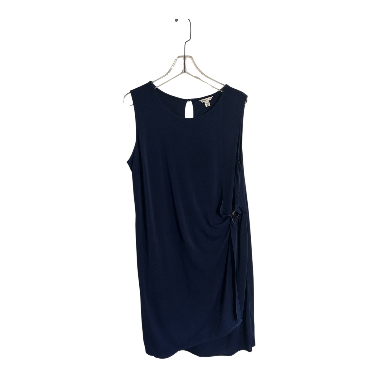 Cato’s Navy Blue Mock Wrap Dress-Size 14/16W