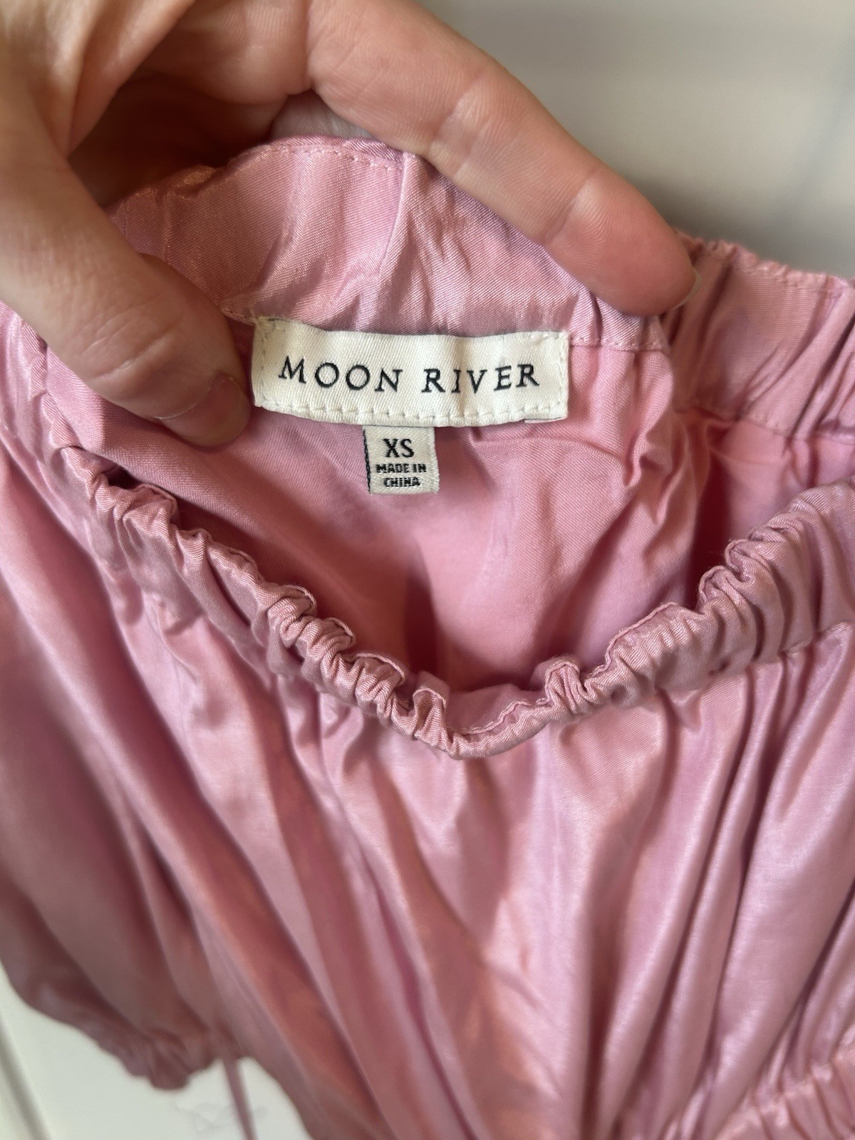 Moon River One-Shoulder Cutout Tiered Dress size XS
