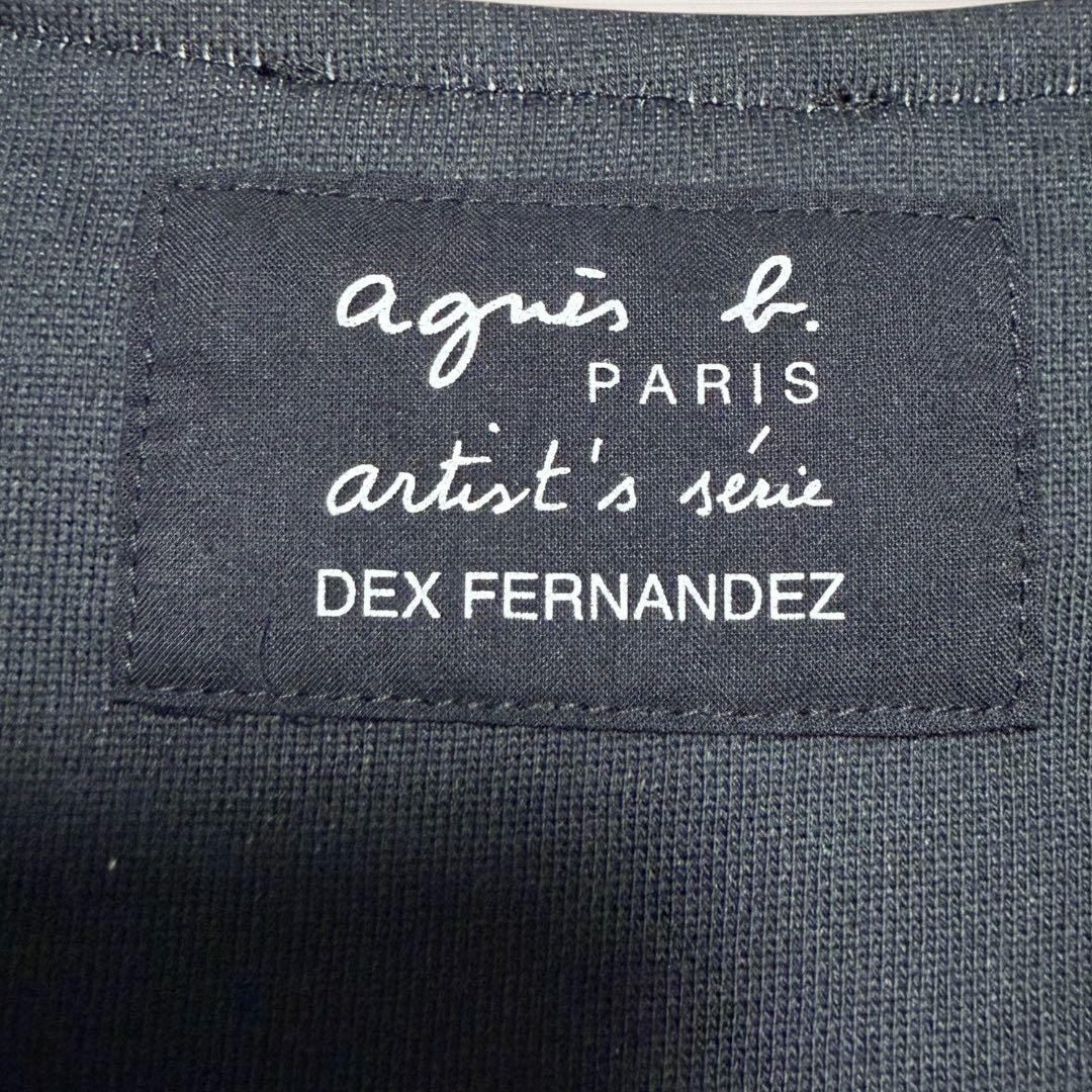 Agnes B. Dex Fernandez Allover Pattern Dress 100 Cotton 1S M Women Rare Agnes B.