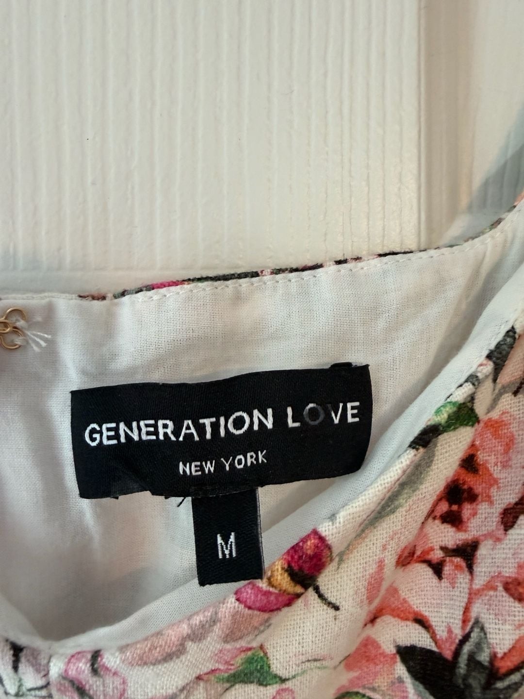 Generation Love Eugenia Floral Sleeveless Linen Blend Midi Dress
