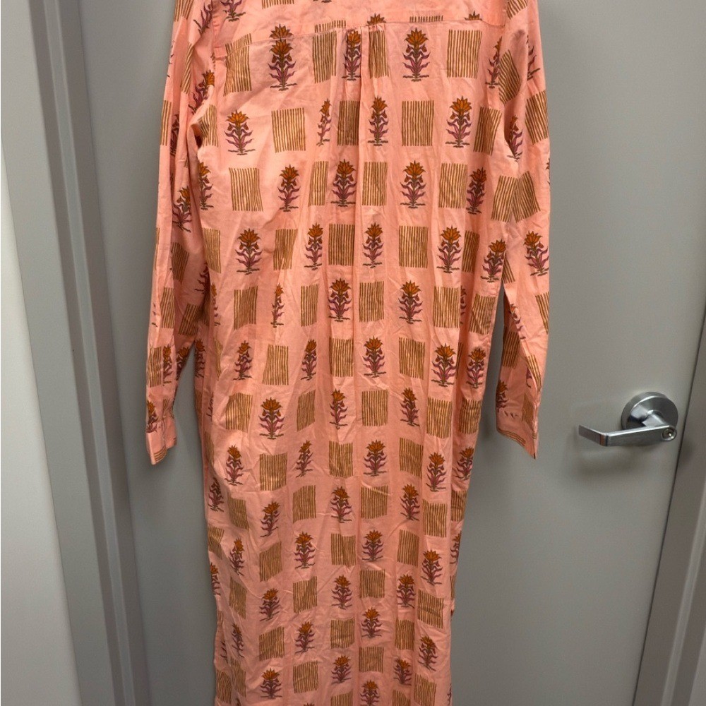 Becasa Coral Shirt Dress M/L