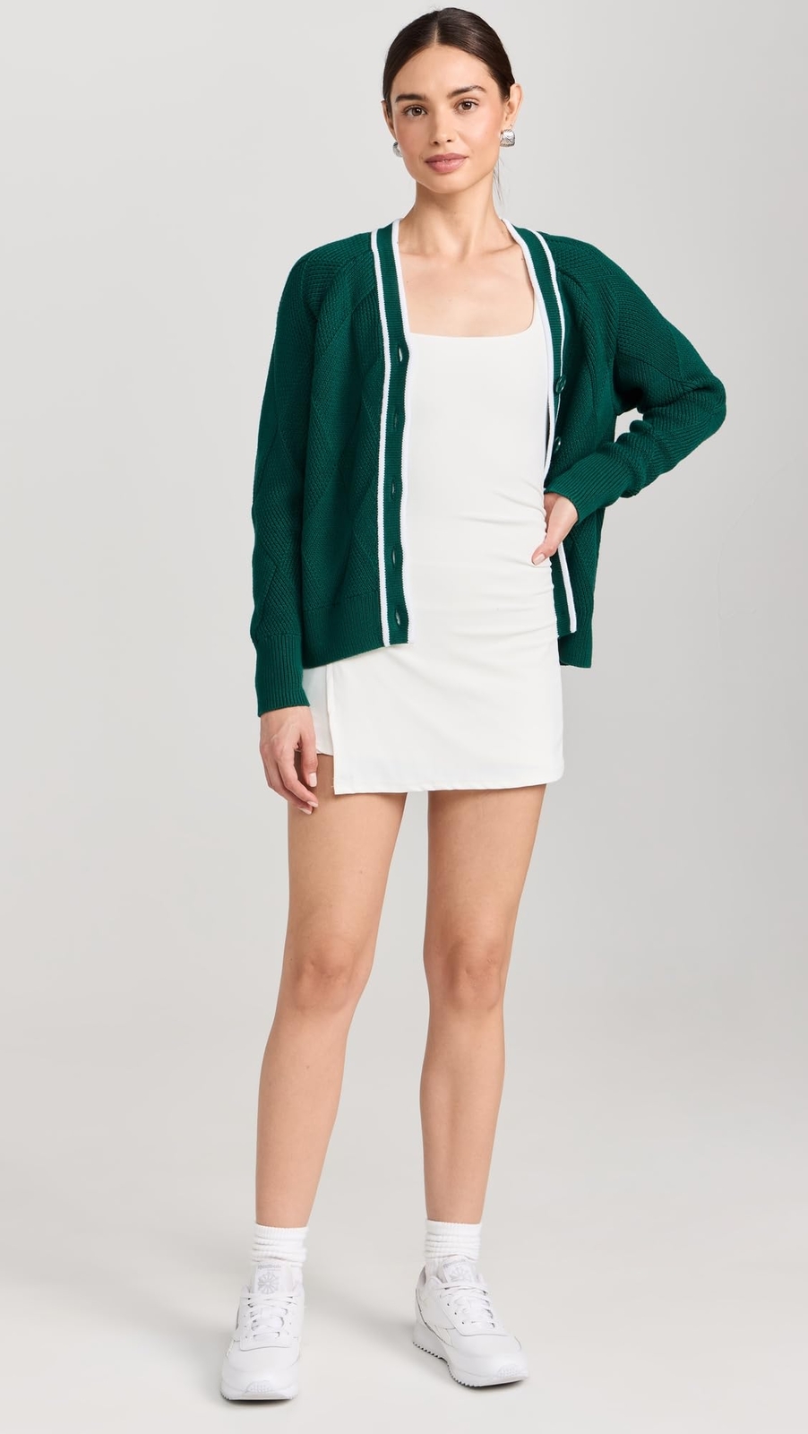 Free People Never Better Athletic Dress, White – Size XL