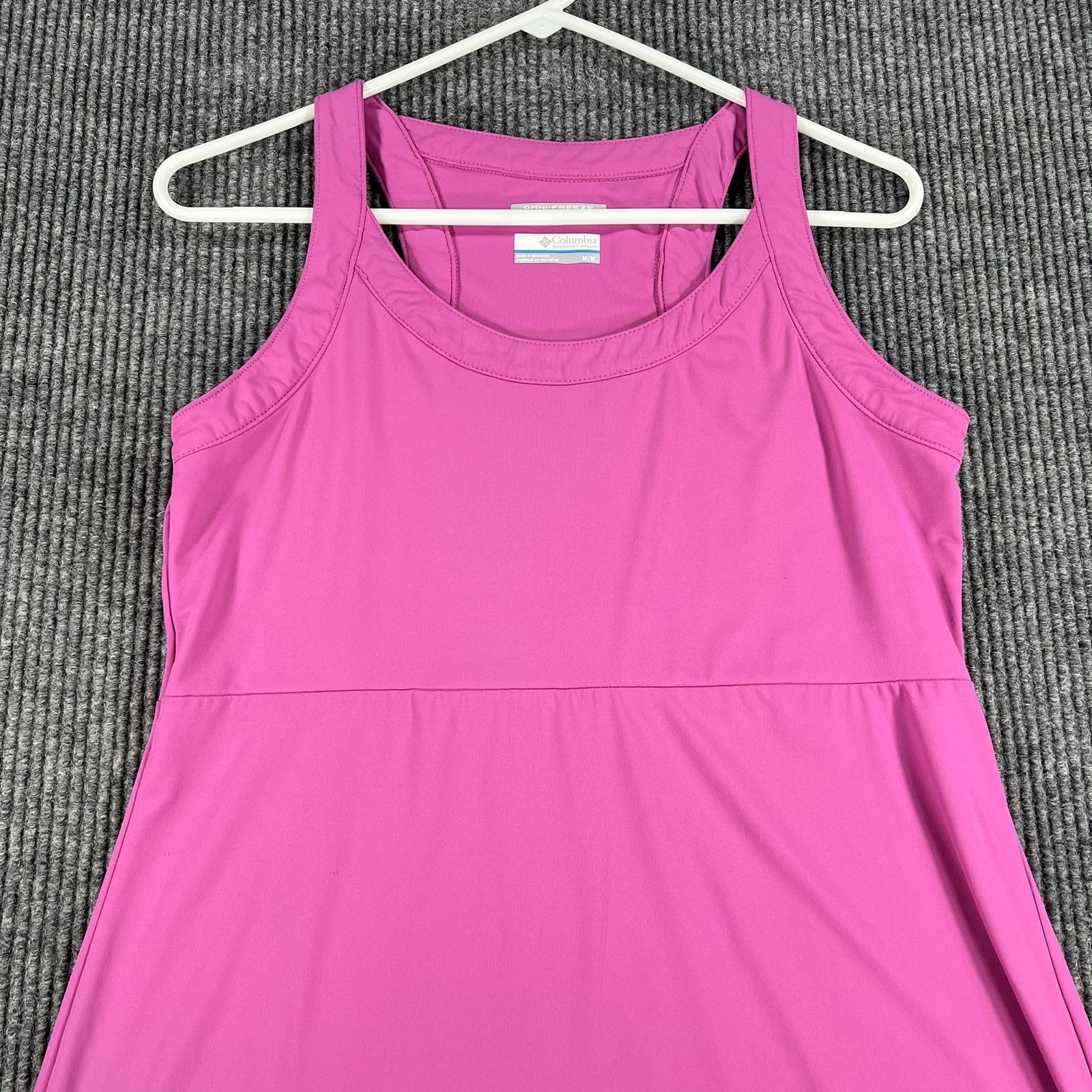 Columbia Dress Womens Medium Pink Omni-Freeze Advanced Cooling Racerback Active