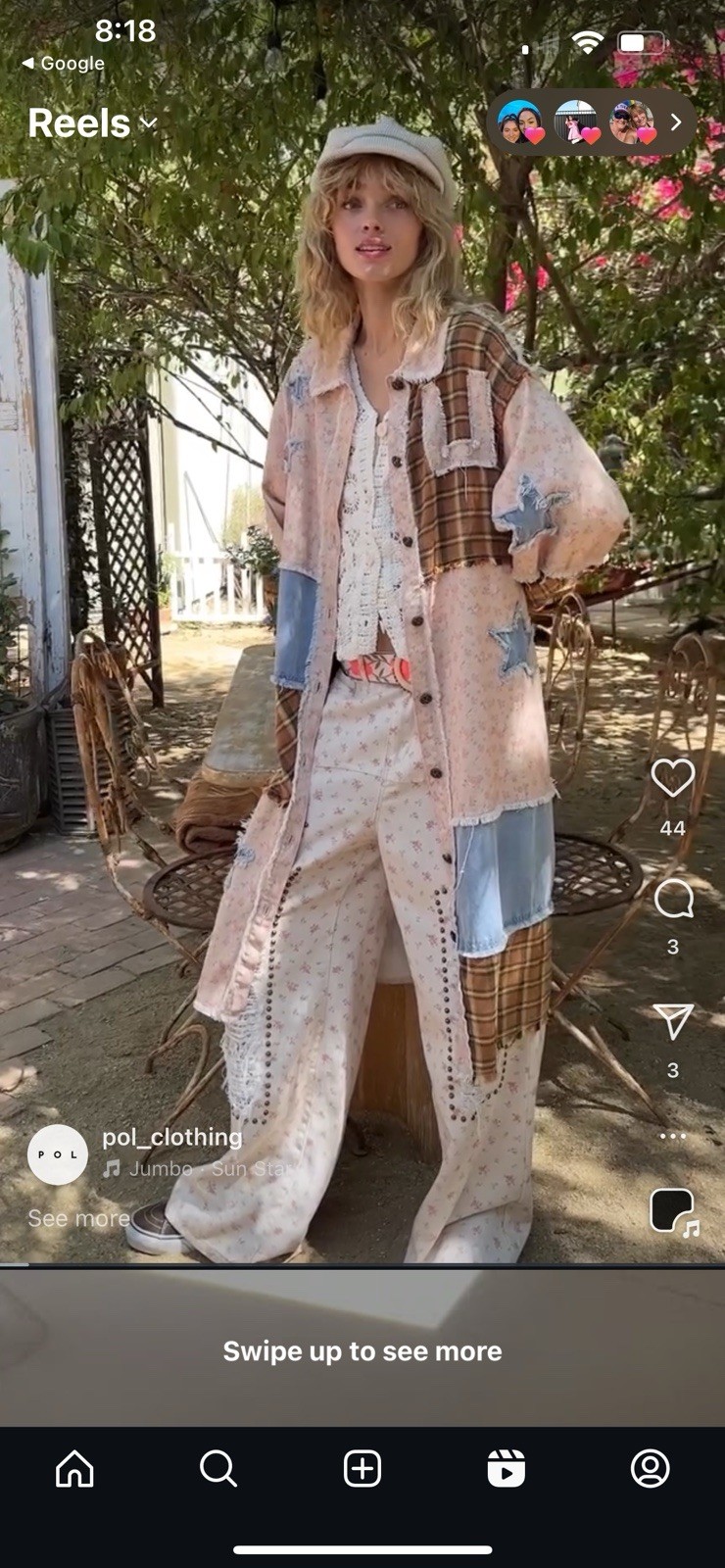 Pol Beautiful Stellar Patchwork Duster! Currently Sold Out! SellsFor 150$