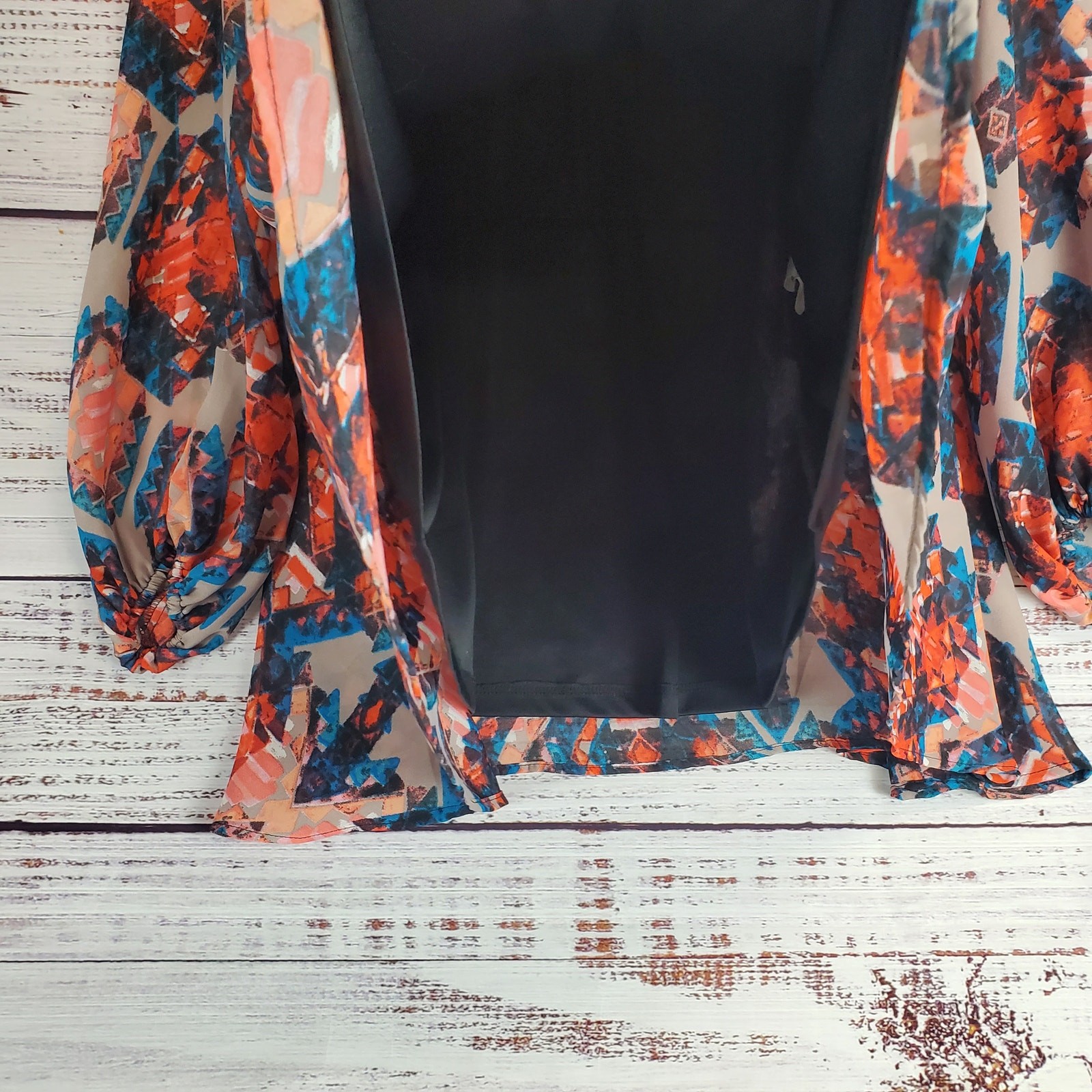 Show Me Your Mumu Kaleidoscope Jamie Tunic Dress Oversize S Boho Hippie Colorful