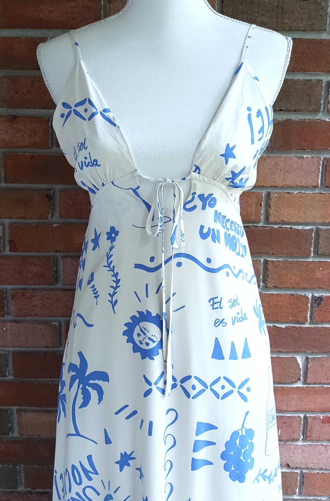 Paper Heart Australia Maxi Sundress Halter Neckline Sun Beach Cocktails Sz M