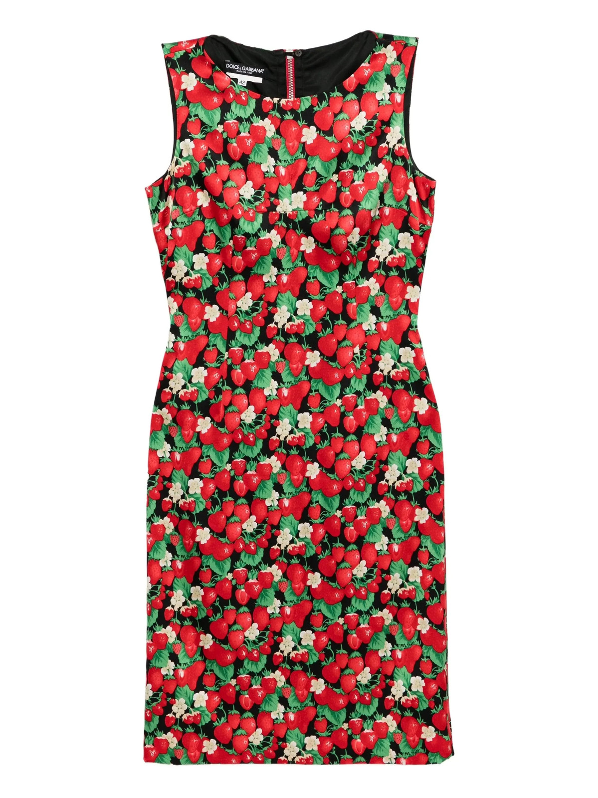 Other Designers Red Strawberry Dress